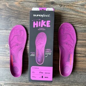 Superfeet Women's Hike Support Insoles - C